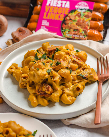 ROASTED PUMPKIN MAC & CHEESE WITH SHITAKE MUSHROOMS