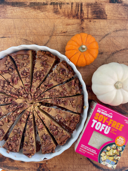 Soy Free Tofu Pumpkin Cheesecake