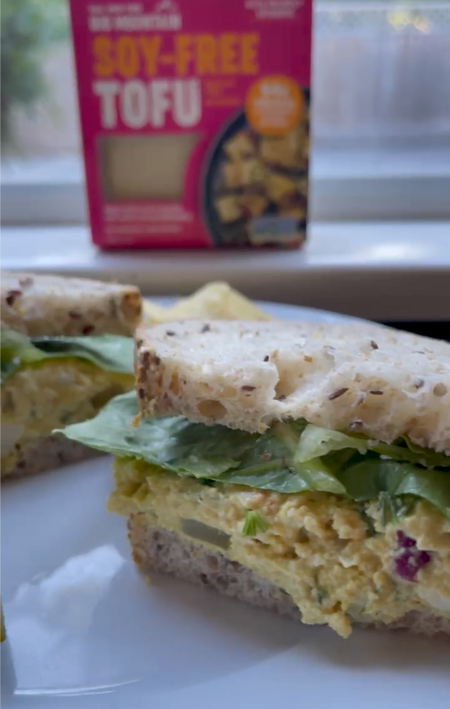 Eggless Salad Sandwich