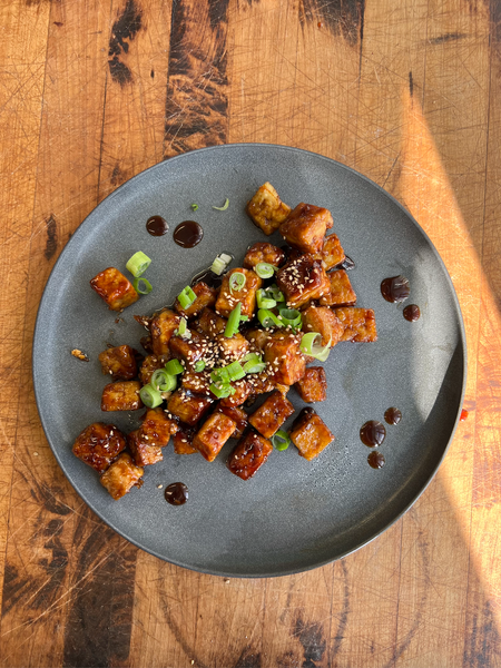Szechuan or Sweet and Sour Tofu