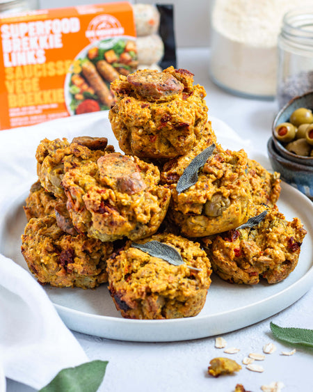 SAVOURY SUPERFOOD BREKKIE LINK MUFFINS