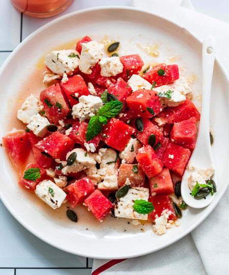 FAVA FETA WATERMELON Salad