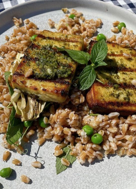 Grilled Tofu Salad