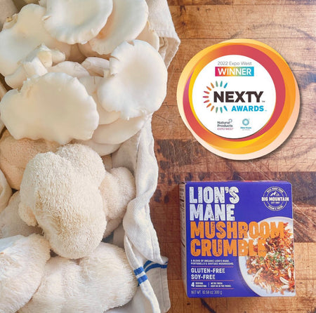 2022 NEXTY AWARDS: Big Mountain Foods Lion's Mane Mushroom Crumble