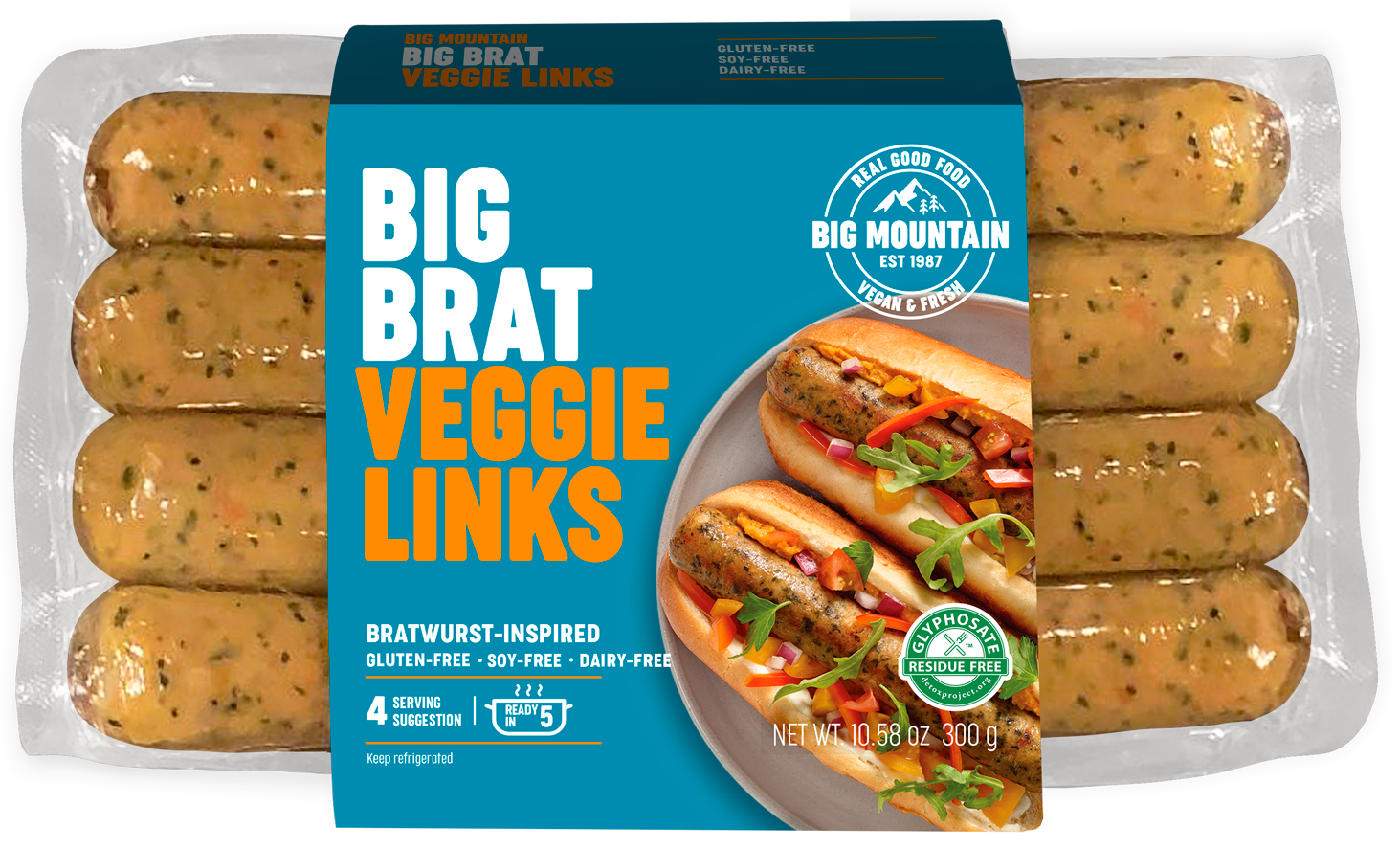 Big Brat Veggie Links