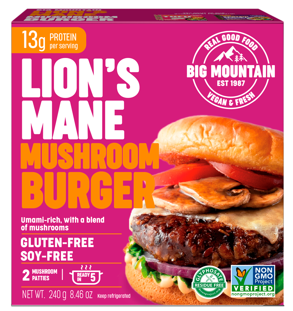 Lion's Mane Mushroom Burger