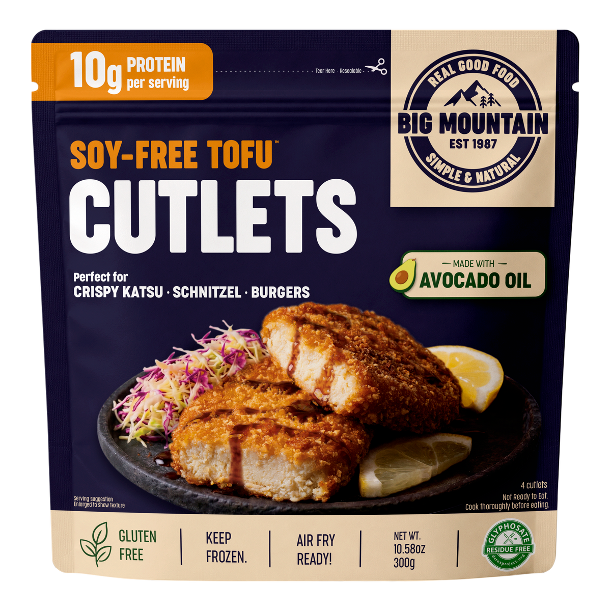 Soy-Free Tofu Cutlets