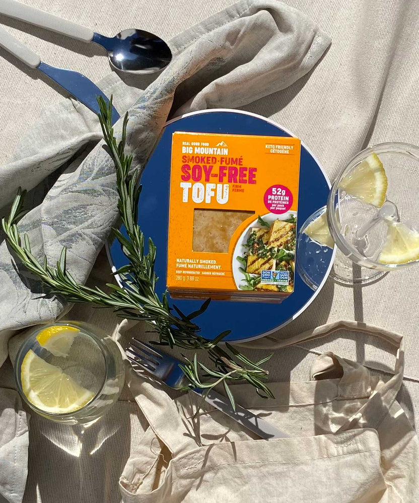 Healthy Soy-free smoked tofu